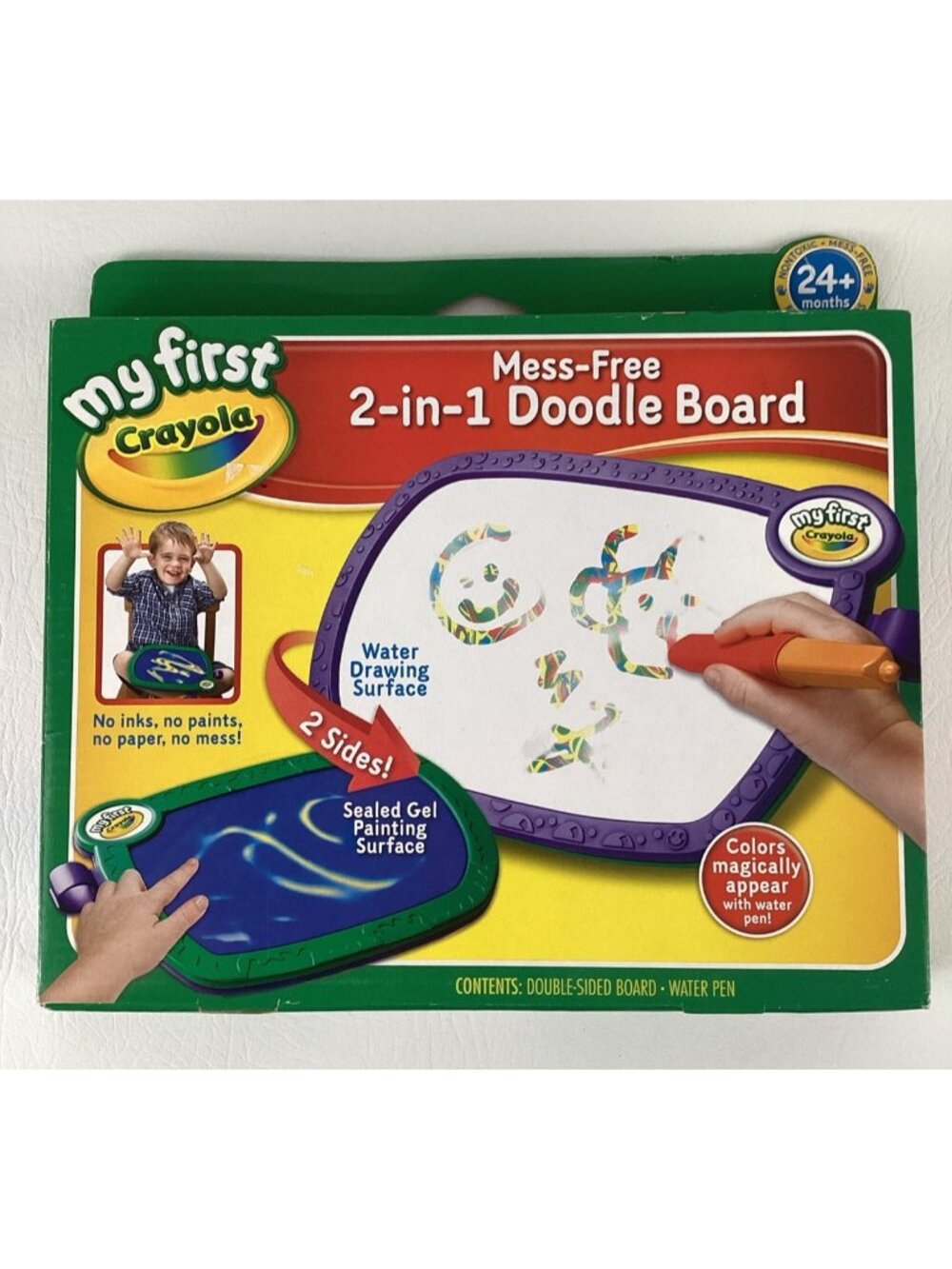Hallmark Crayola My First Mess Free 2 in 1 Doodle Board Double Sided Toy 2013